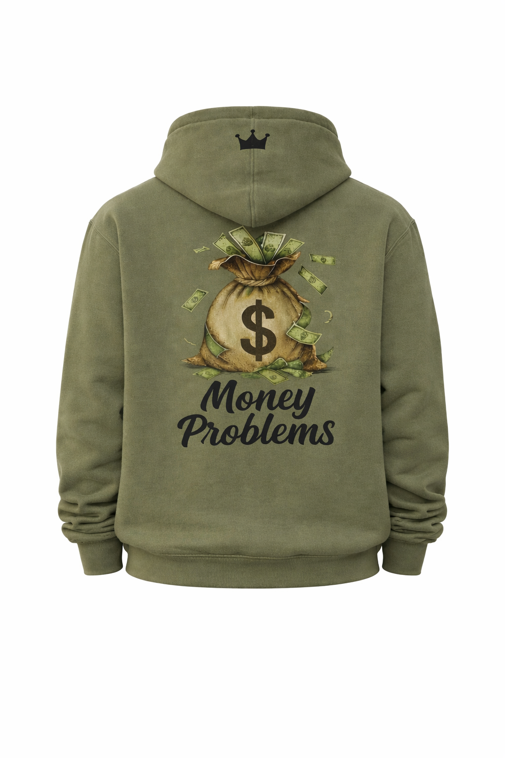 Money Problem Embroidered Hoodie